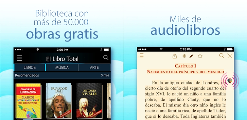 Libro Total AudioLibro eReader screenshots