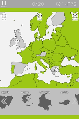 E. Learning World Map Puzzle screenshots