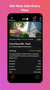 SwipeFox Healthcare screenshots