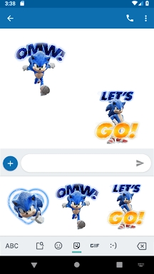 Official Sonic Movie Stickers for Gboard screenshots