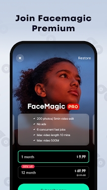 FaceMagic: AI Videos & Photos screenshots
