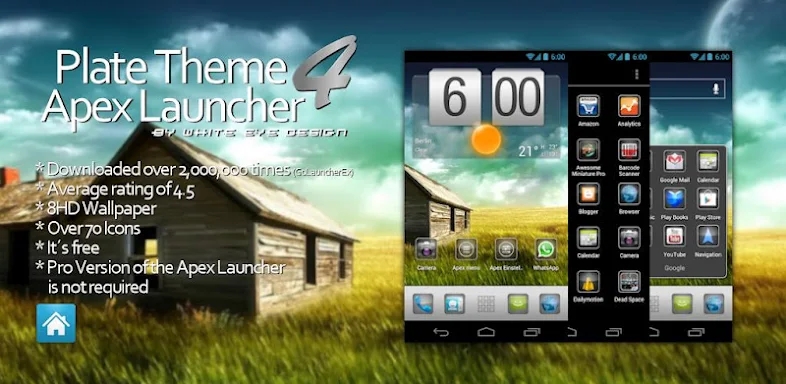 Plate Theme 4 Apex Launcher screenshots