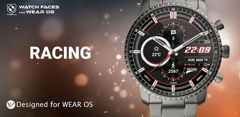 Racing Watch Face screenshots