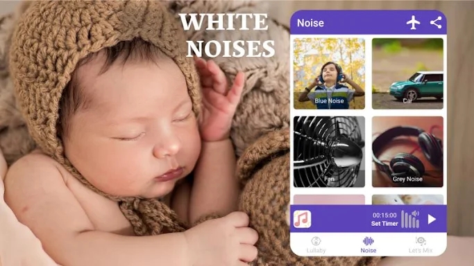 White Noise Baby Sleep: Lullin screenshots