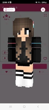 Girls Skins for Minecraft PE screenshots