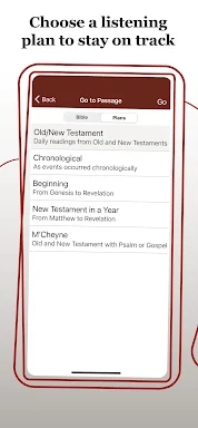 Bible Audio screenshots