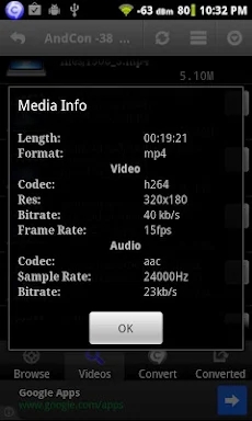 Video Converter Android screenshots