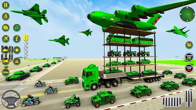 Army Truck Driving Truck Game screenshots