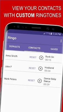 Ringo Ringtones Notifications screenshots