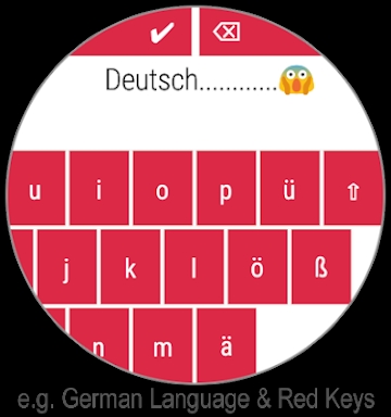 Smartwatch Keyboard for WEAR OS Smartwatches. screenshots