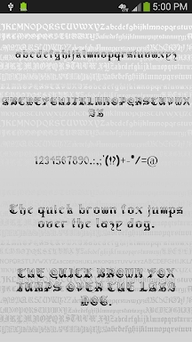 Gothic Fonts Message Maker screenshots