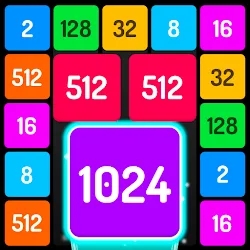 2048 Merge Games - M2 Blocks