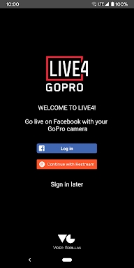 LIVE4 GoPro screenshots