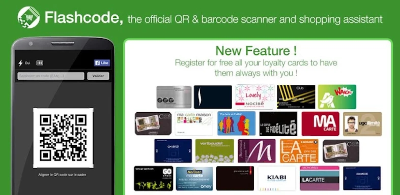 QR Code and Barcode scanner screenshots