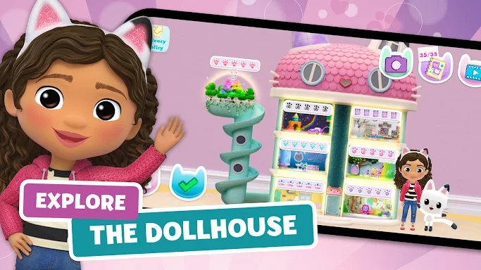 Gabbys Dollhouse: Games & Cats screenshots