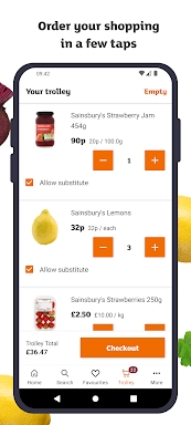 Sainsbury's Groceries screenshots