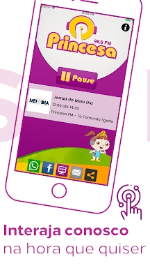 Rádio Princesa FM 96.9 screenshots