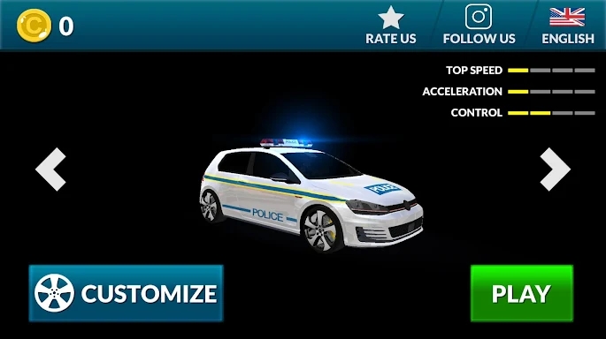Police Car Game Simulation screenshots