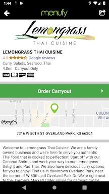 Menufy Food Delivery & Takeout screenshots