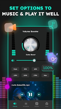 Volume Booster-Sound Equalizer screenshots
