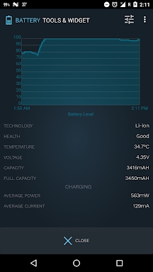Battery Tools & Widget screenshots