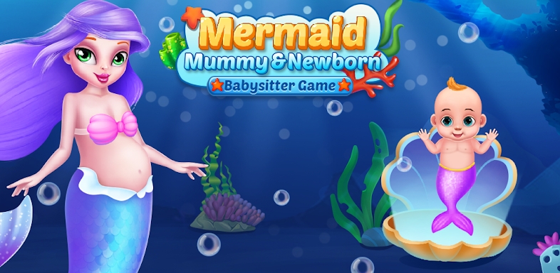 Mermaid Mom & Baby Care Game screenshots