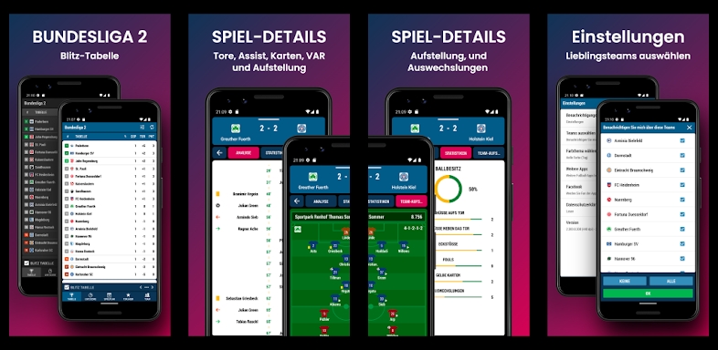 Football DE - Bundesliga 2 screenshots
