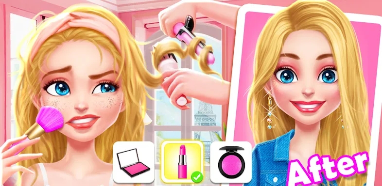 Makeup Games: Merge Makeover screenshots