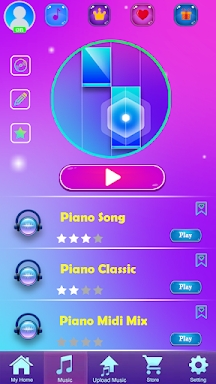 Bad Bunny Piano game tiles screenshots