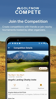 GolfNow Compete screenshots