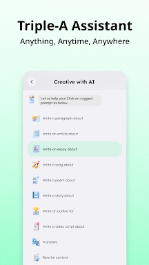 AI Content Writing Assistant screenshots