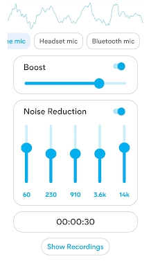 Hearing Amplifier screenshots