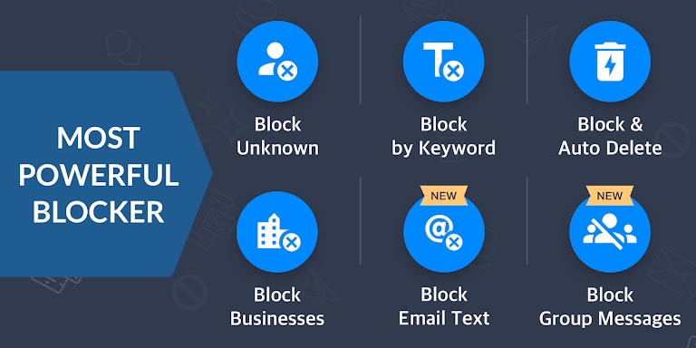 Key Messages: Spam SMS Blocker screenshots