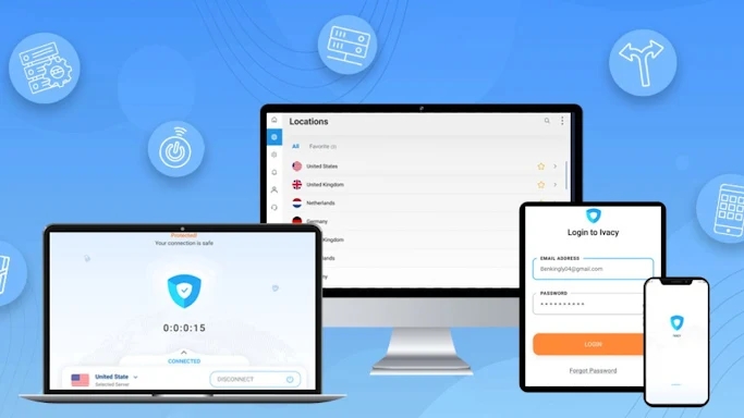 Ivacy VPN - Secure Fastest VPN screenshots