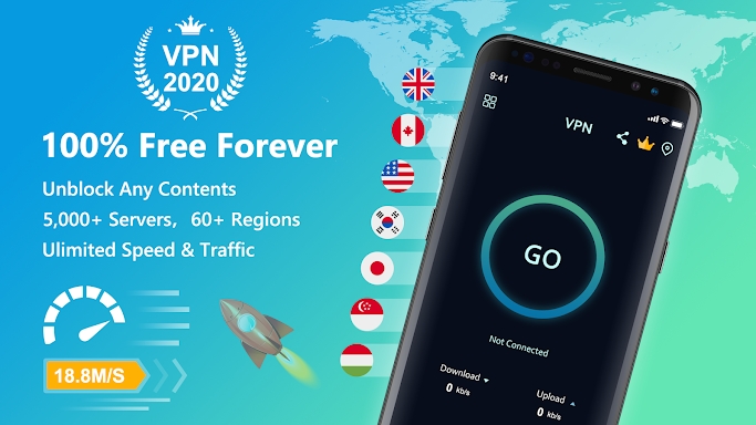 Free VPN Super™ -Fast & Secure screenshots