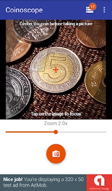Coinoscope: Coin identifier screenshots