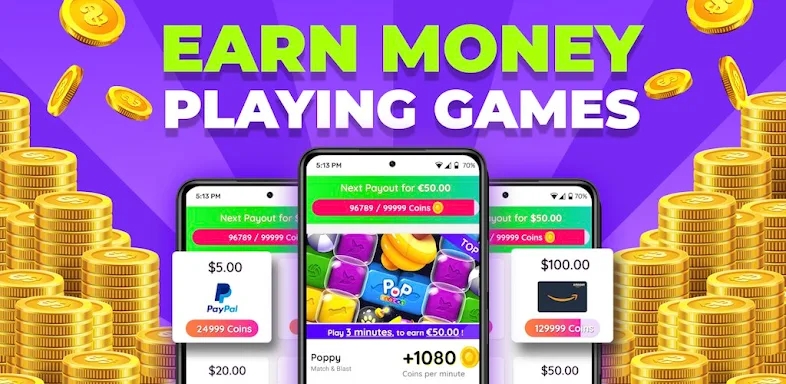 PLAYTIME - Earn Money Playing screenshots