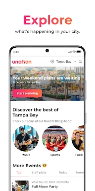UNATION - Discover Events screenshots