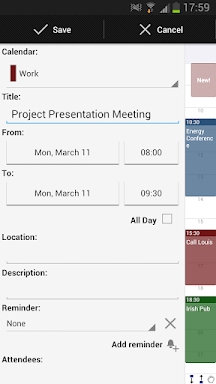 Business Calendar screenshots