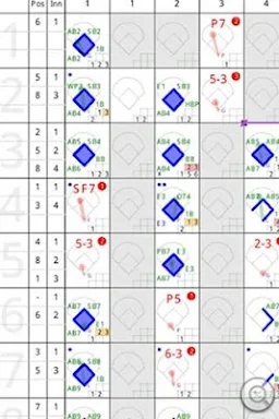 iScore Baseball/Softball screenshots