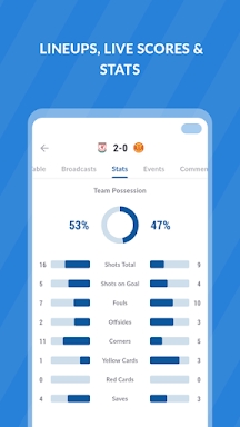 Live Soccer TV: Scores & Stats screenshots
