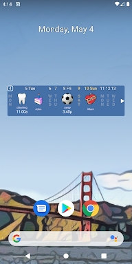 Blik Calendar Widget screenshots