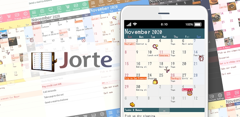 Jorte Calendar & Organizer screenshots