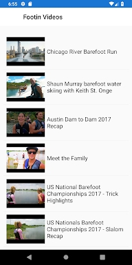 Footin Barefoot Water Skiing App: Find Barefooters screenshots