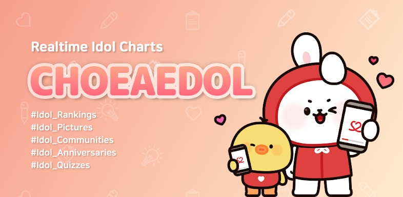 CHOEAEDOL – Kpop idol ranks screenshots