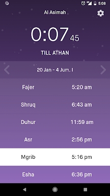 Kuwait Prayer Times screenshots