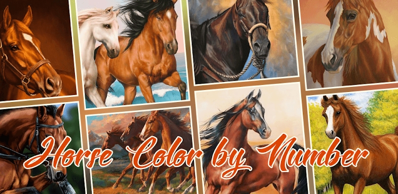 Horse Color by Number screenshots