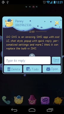 Balpen FONT FOR GO SMS PRO screenshots