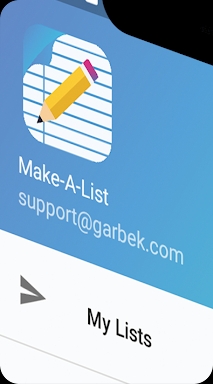Make-A-List screenshots
