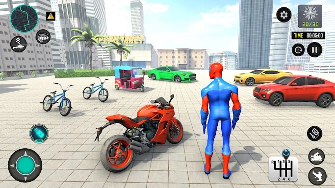 Spider Hero Game Spider Rope screenshots
